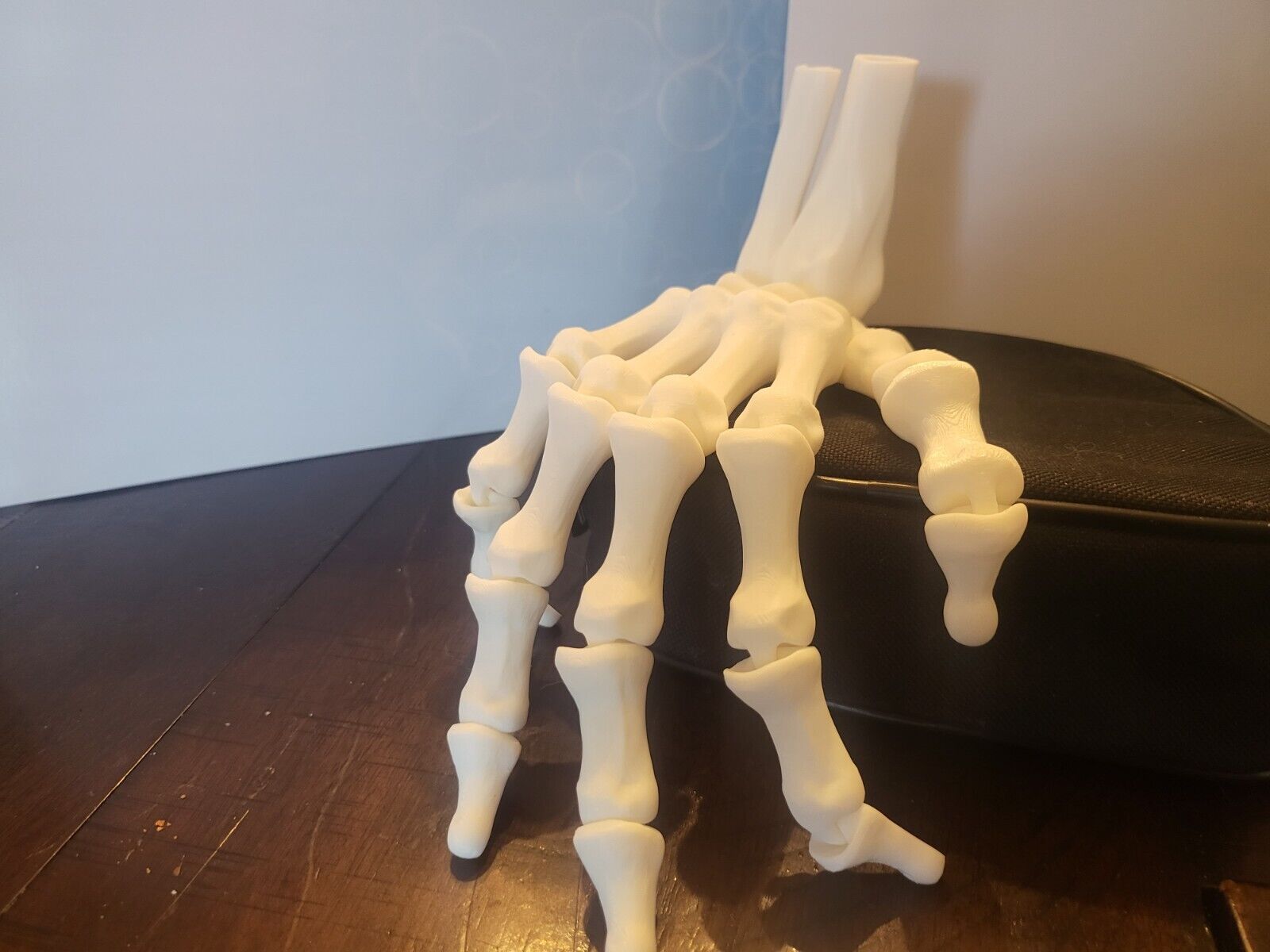 3D printed large articulated skeleton hands Glow In The Dark Flexible