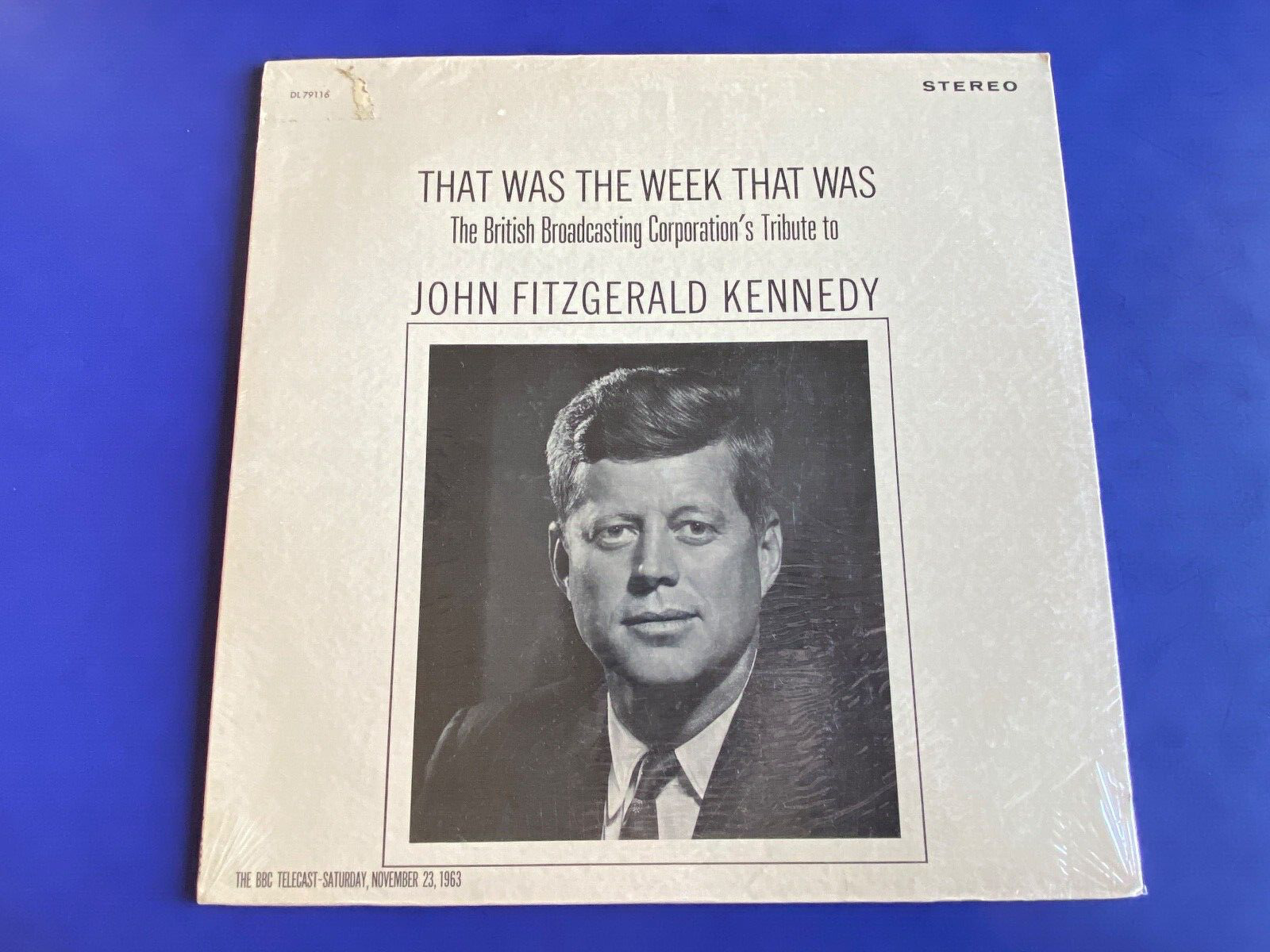 SEALED John F. Kennedy that was the week that was Decca  DL 79116 stereo  MINT