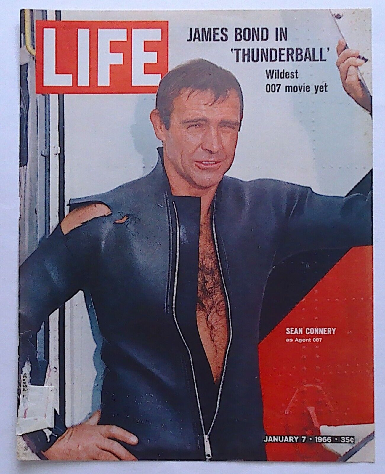 Life Magazine Cover Only  ( Sean Connery ) January 7, 1966