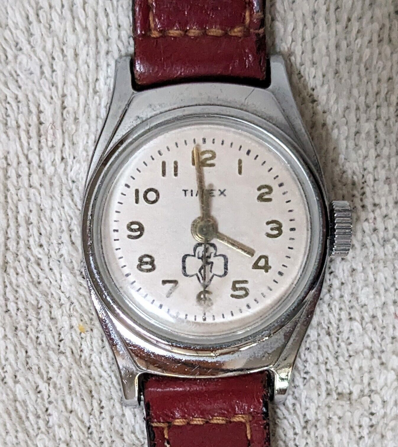 Vintage 1950s Brownie Girl Scout Wrist Watch