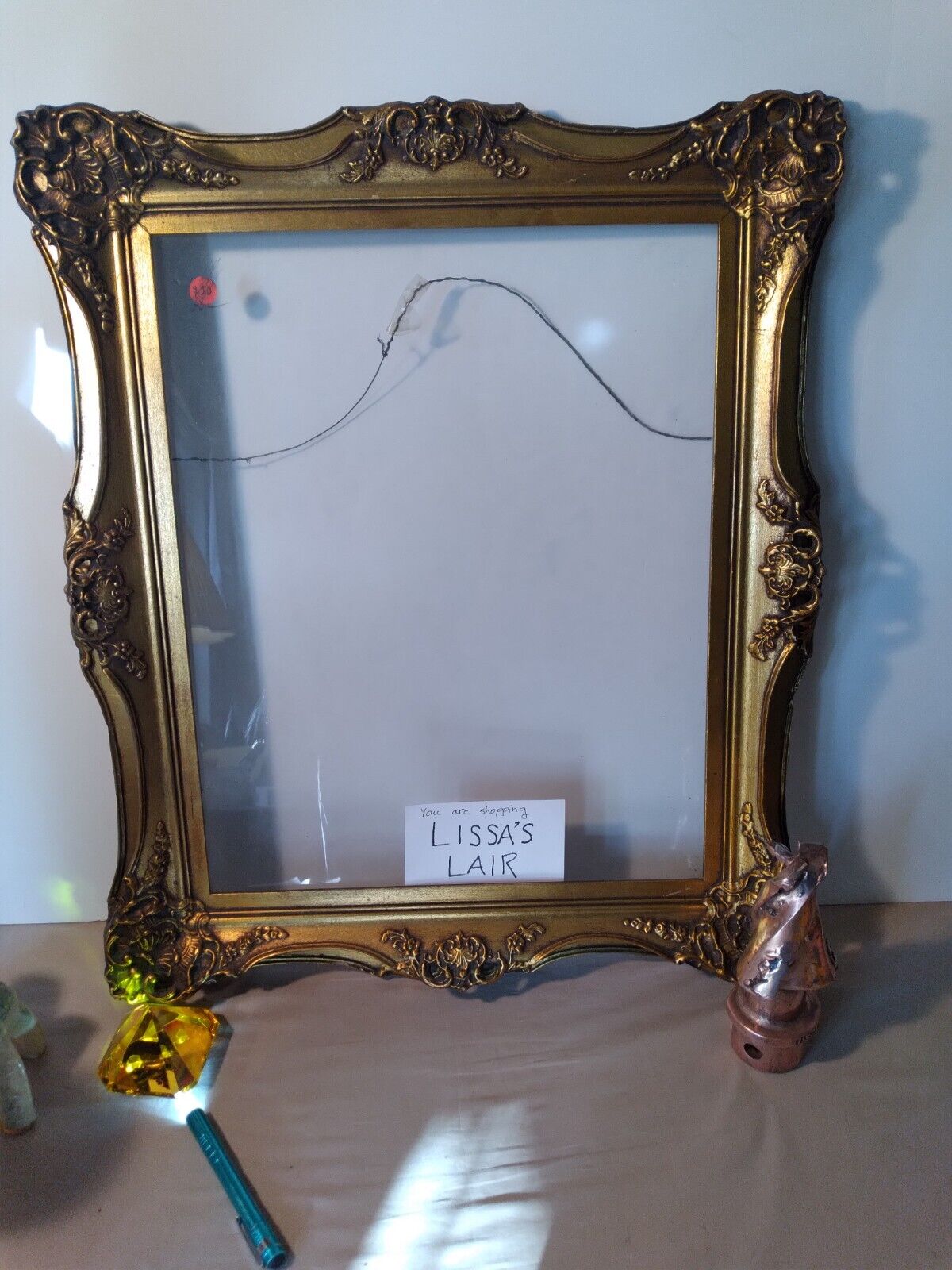 OMG this ANTIQUE picture frame, 3D 16x20, gold, gilt, nouveau, handmade, antique