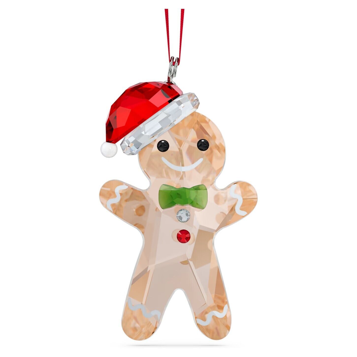 Swarovski Crystal Holiday Cheers Gingerbread Man Ornament, Multicolored, 5627607