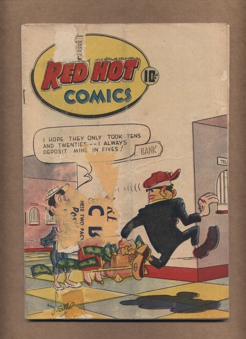 Red Hot Comics (FRG) RARE Canadian Reprint Giveaway 1948? Post Cereal (c#16051)