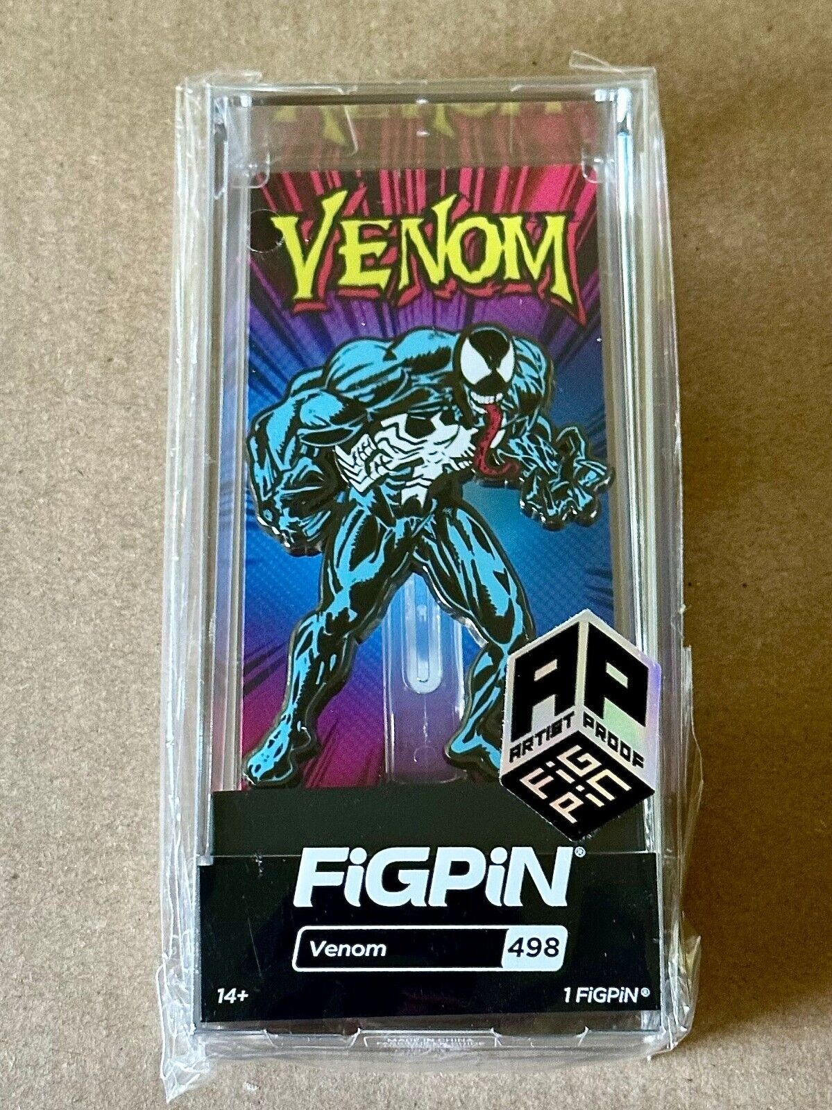 FiGPiN [Artist Proof AP Pin] Marvel Venom #498 Classic Comics Spider-Man Disney