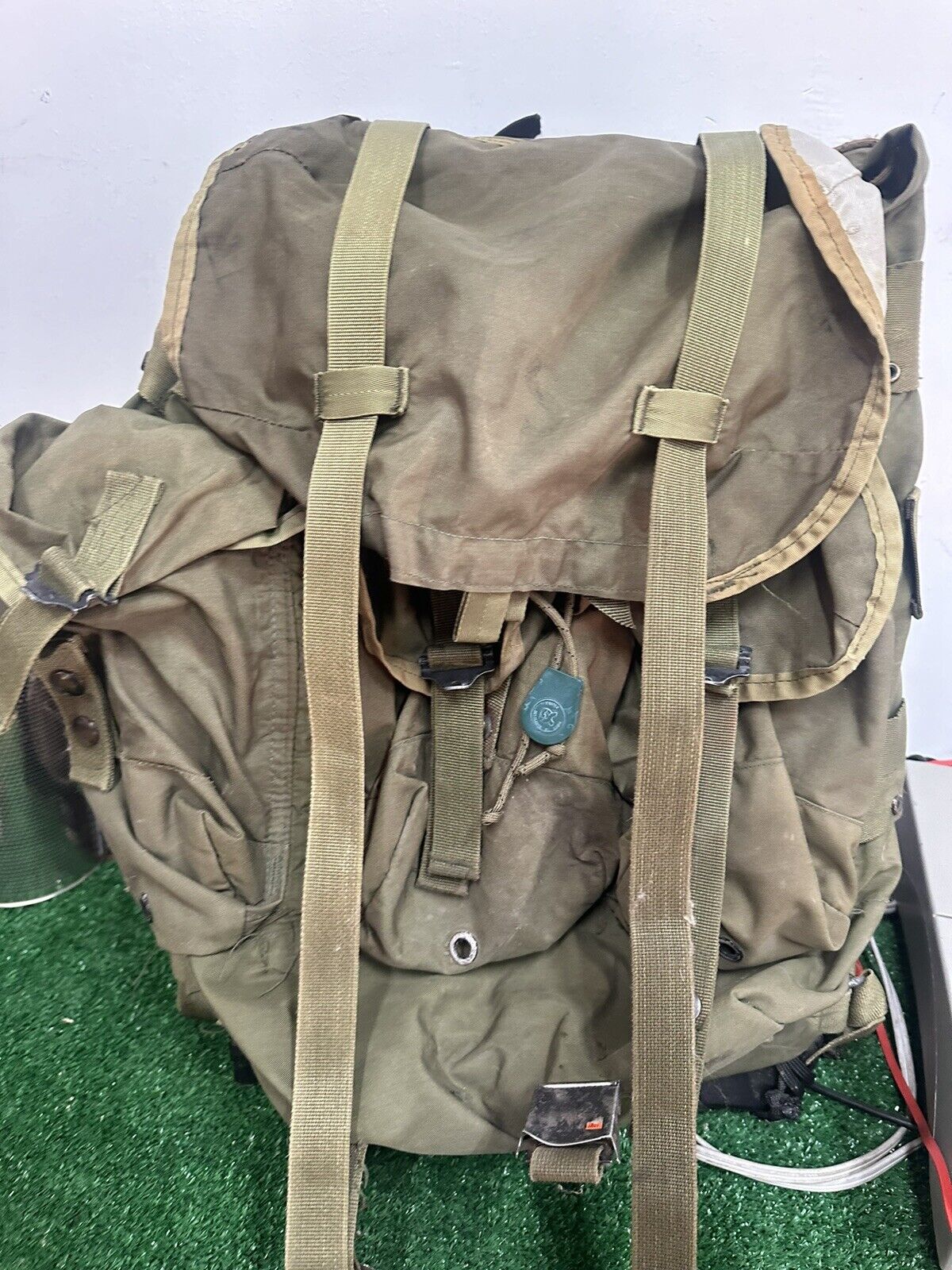 VINTAGE Military Field Alice Pack Combat Nylon Backpack Medium