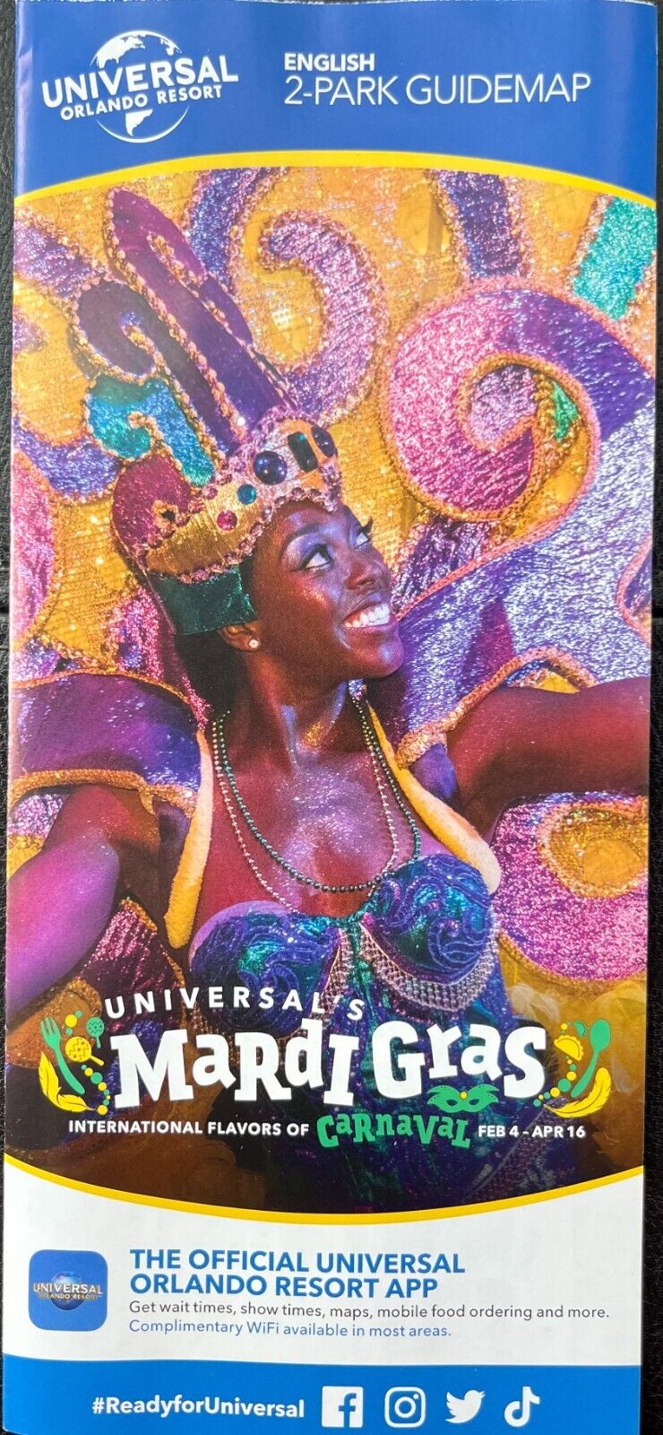 NEW OFFICIAL  2023 Universal Orlando resort 2 Park Guide Map. Plan your Trip 
