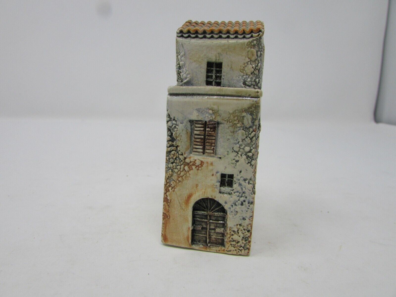 J.P. Gault Miniature Building 3 Story w/Balcony fait main Provence France