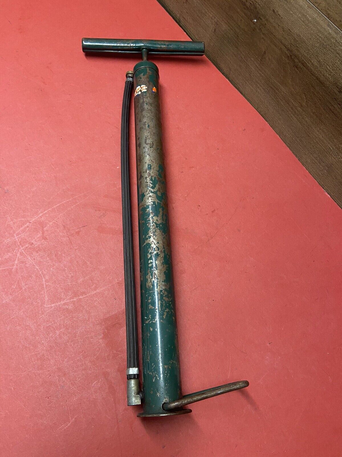 Working Vintage Green Sears And Roebuck Allstate Bicycle Bike Tire Air Pump BMX