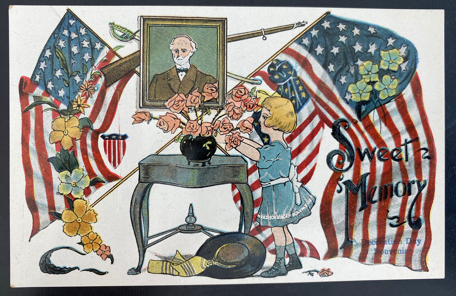 Mint USA Picture Postcard Civil War Union Decoration Day Souvenir Sweet Memory