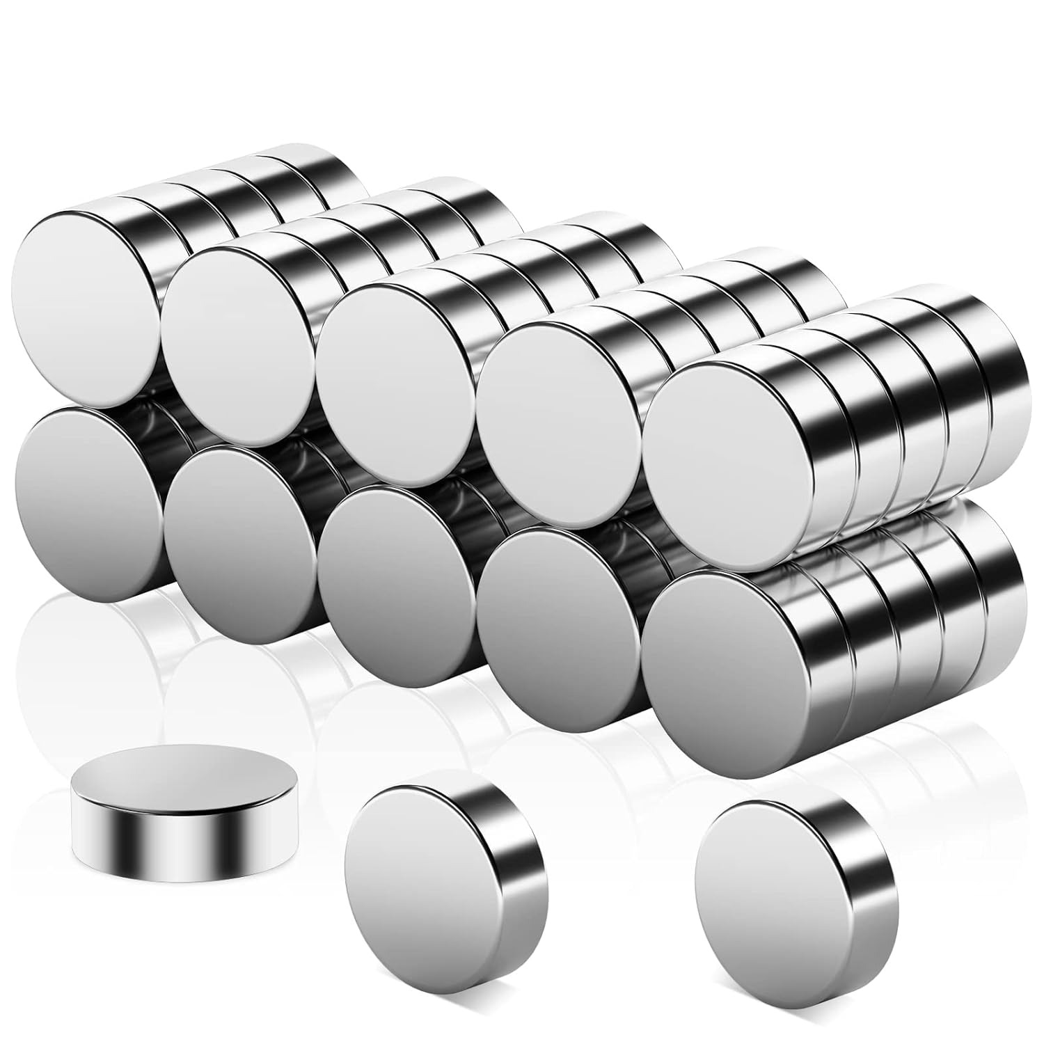 50 Pcs Fridge Magnets 6x2mm Refrigerator Magnets Magnets for Fridge & Crafts NEW