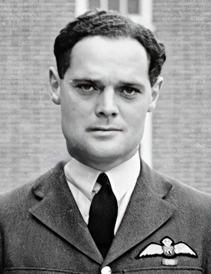 Wing Commander Douglas Bader RAF Fighter Ace 4x6 Re-Print WW2 WWII