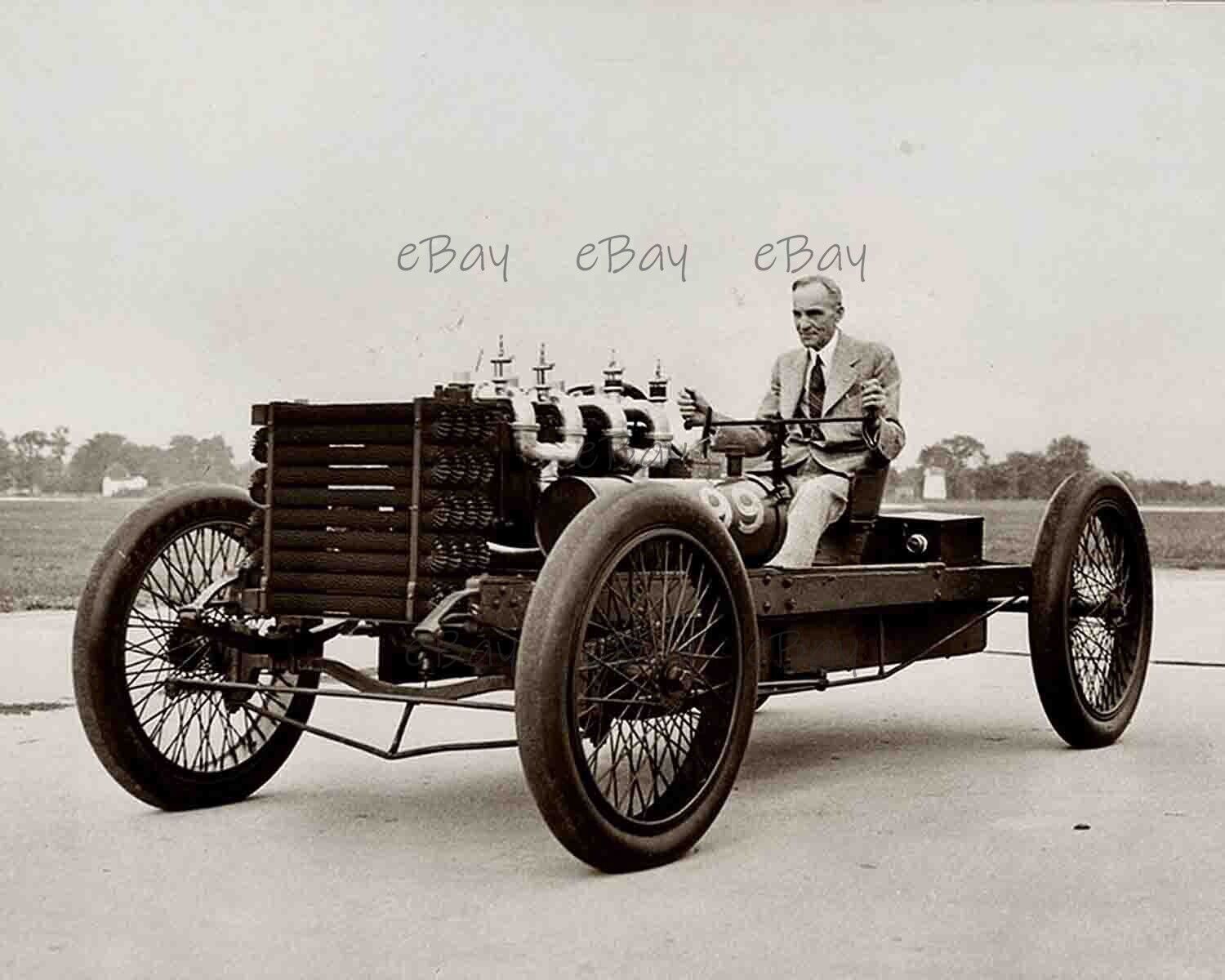 HENRY FORD in Early Racing Car