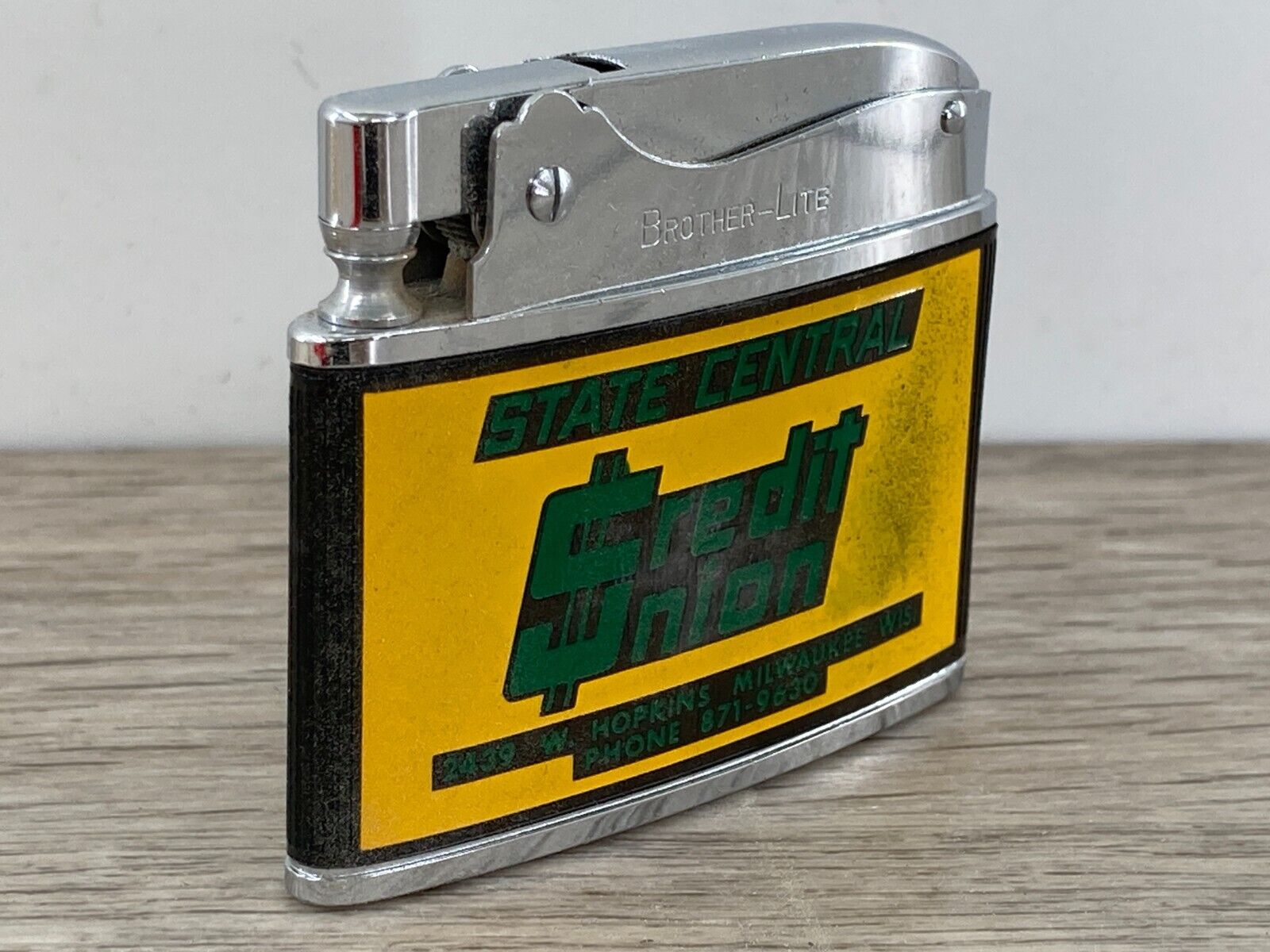 Brother Lite Automatic Super Lighter Milwaukee Wisconsin Bank Advertising Japan