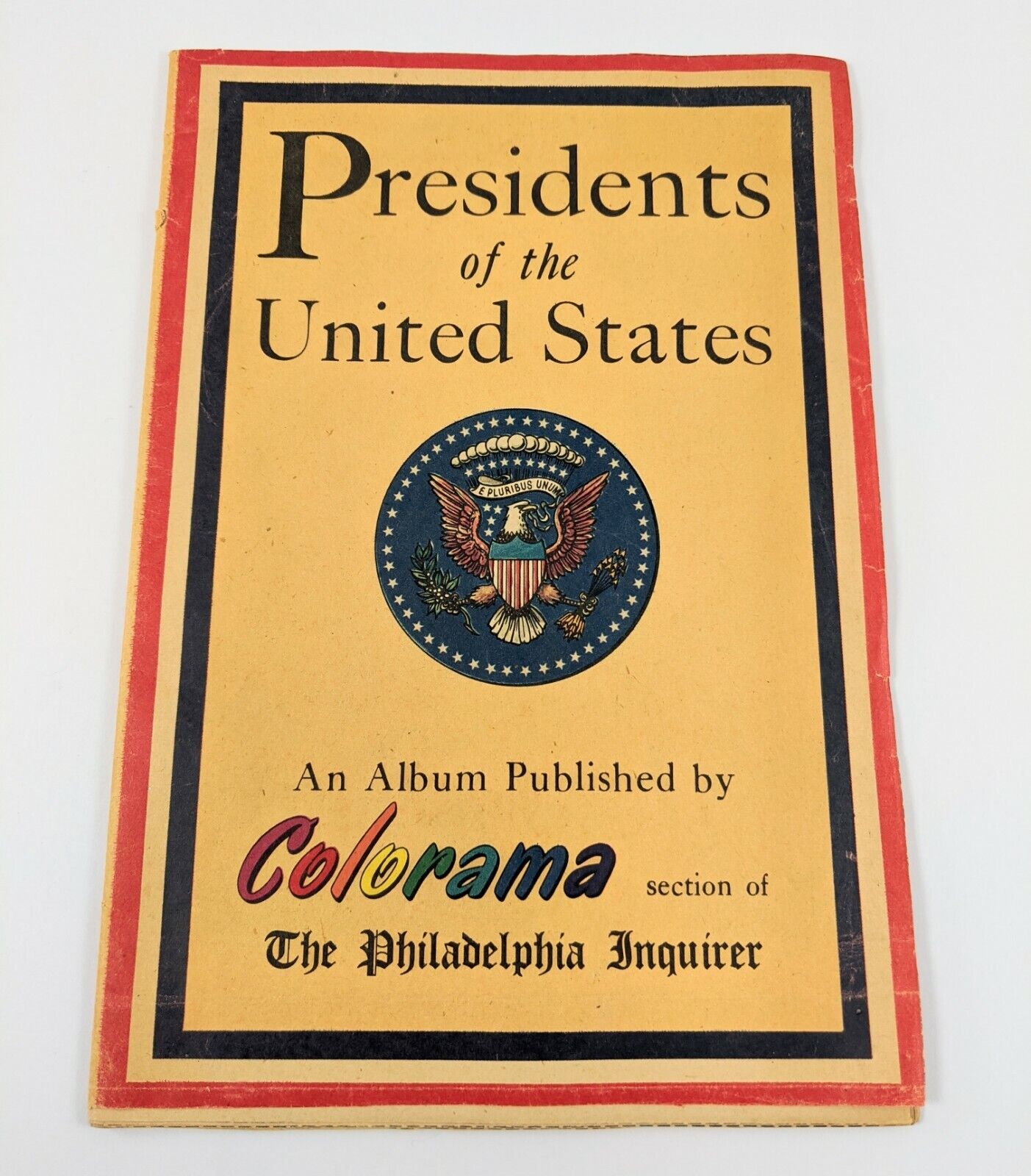 The Presidents of United States Philadelphia Inquirer Washington to Eisenhower