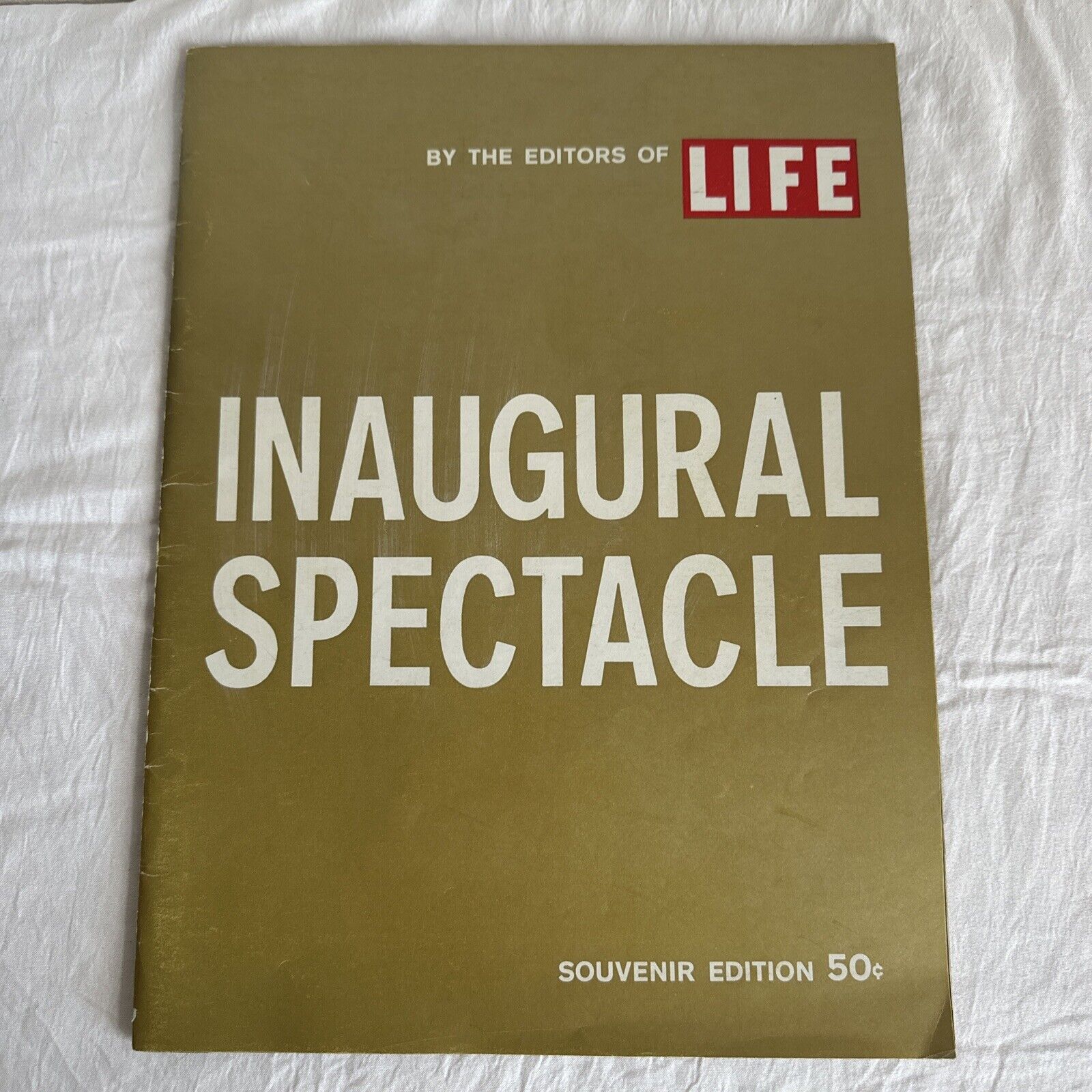 Vintage 1961 Life Magazine J.F. Kennedy “Inaugural Spectacle” Souvenir Edition  