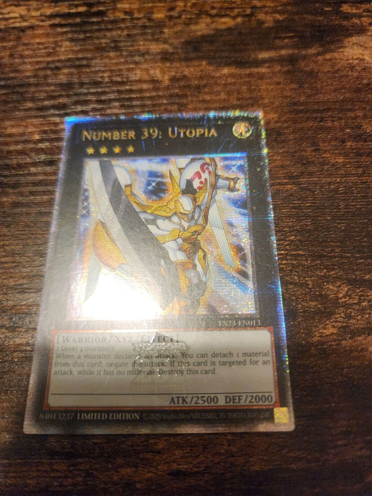 Yu-Gi-Oh / Number 39: Utopia / TN23-EN013 / Quarter Century Secret Rare