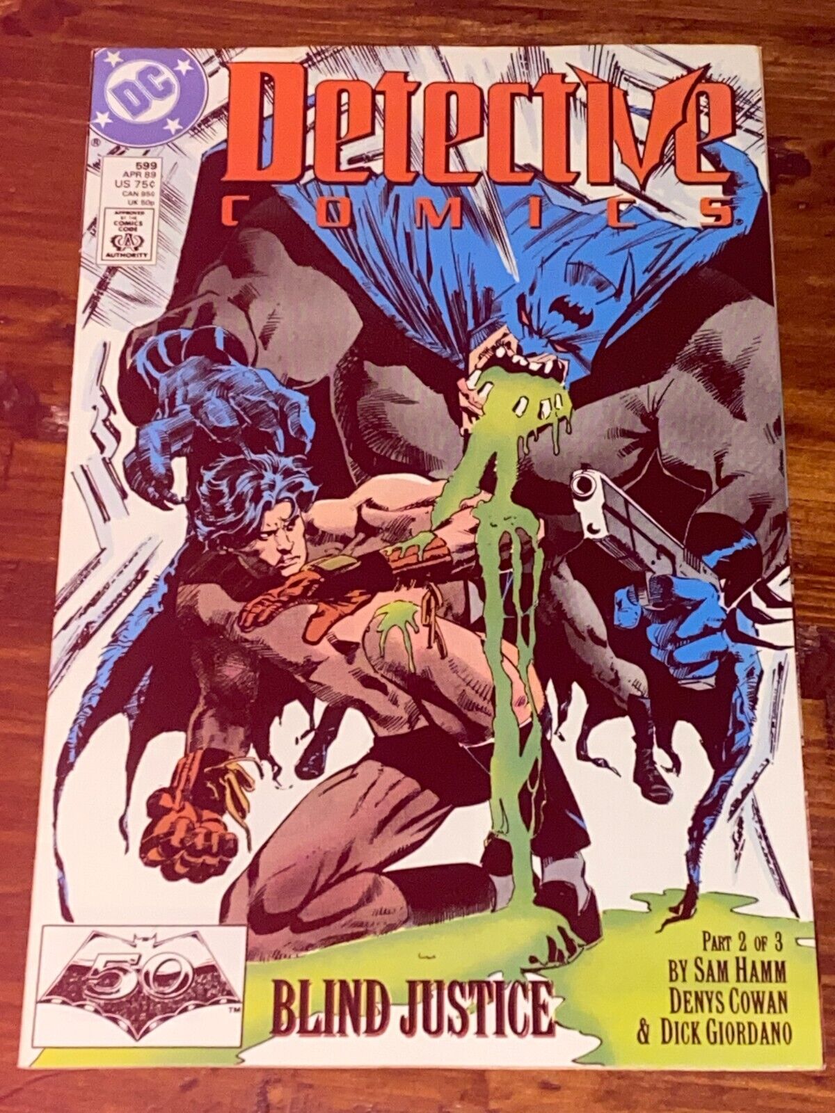 1989 Detective Comics #599 9.0 VF/NM 1st app HENRI DUCARD
