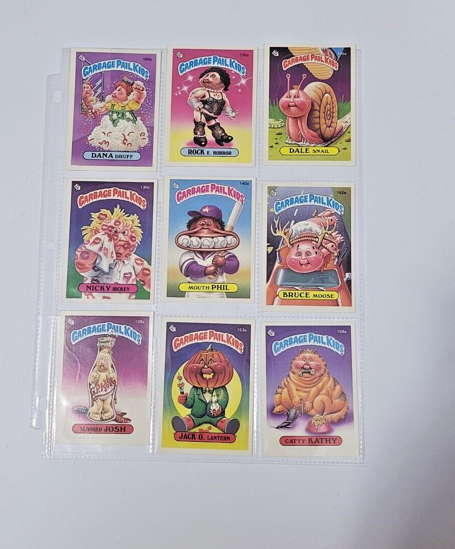 1986 TOPPS Garbage Pail Kids Trading Cards 37 Cards