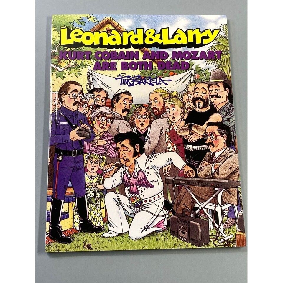 1996 First Edition Kurt Cobain and Mozart are Both Dead (Leonard & Larry) Comic