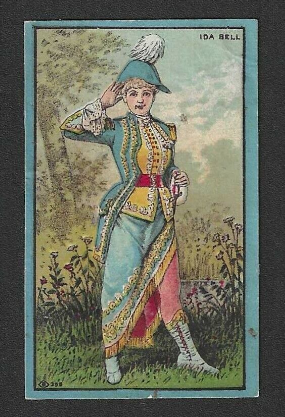 c1880\'s N489 Anonymous Tobacco Card - Actresses Series - Ida Bell