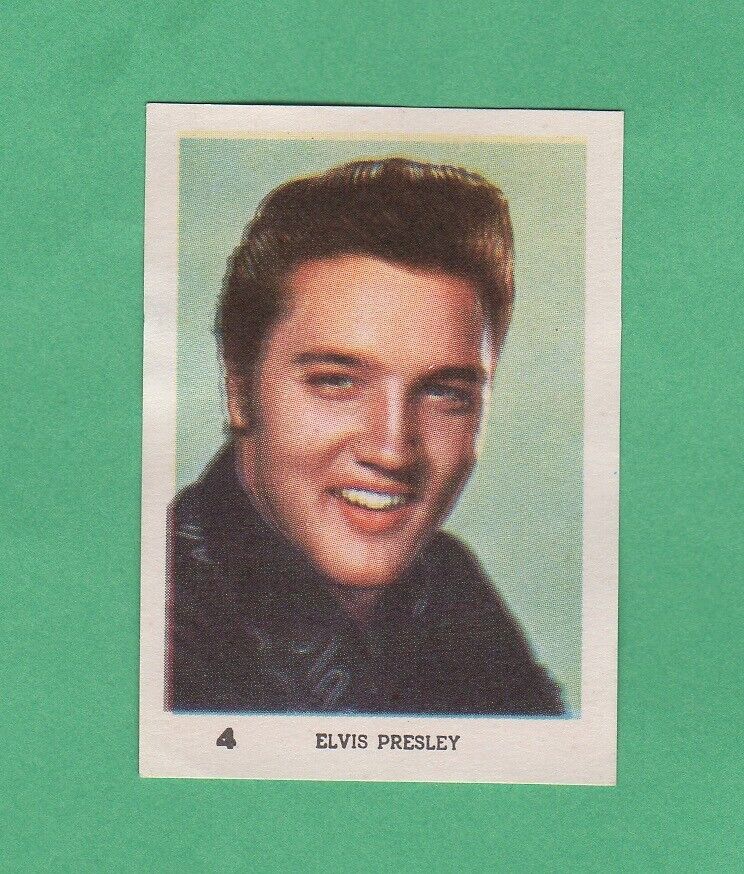 Elvis Presley   1950\'s   Estrellas de la Pantalla  Film Card  Rare