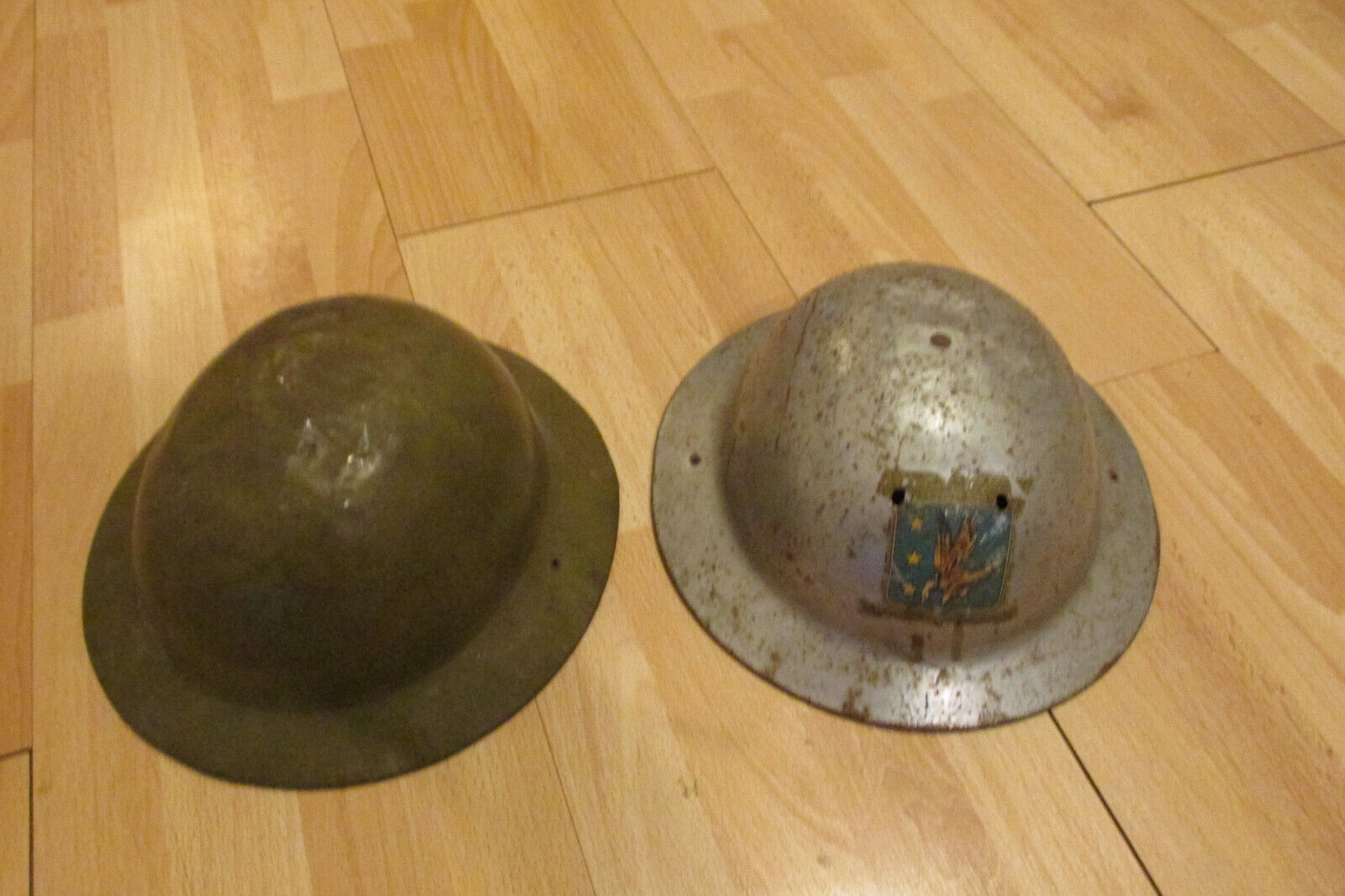 Childrens US WW1 helmets