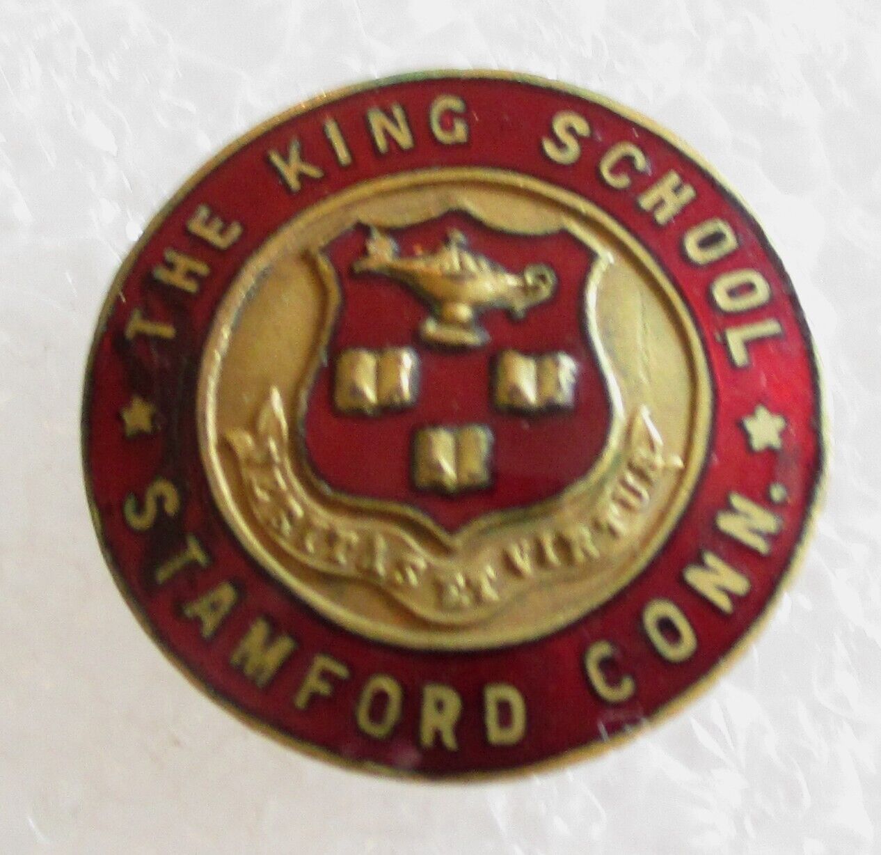 Antique The King School - Stamford, Connecticut Student Class Pin