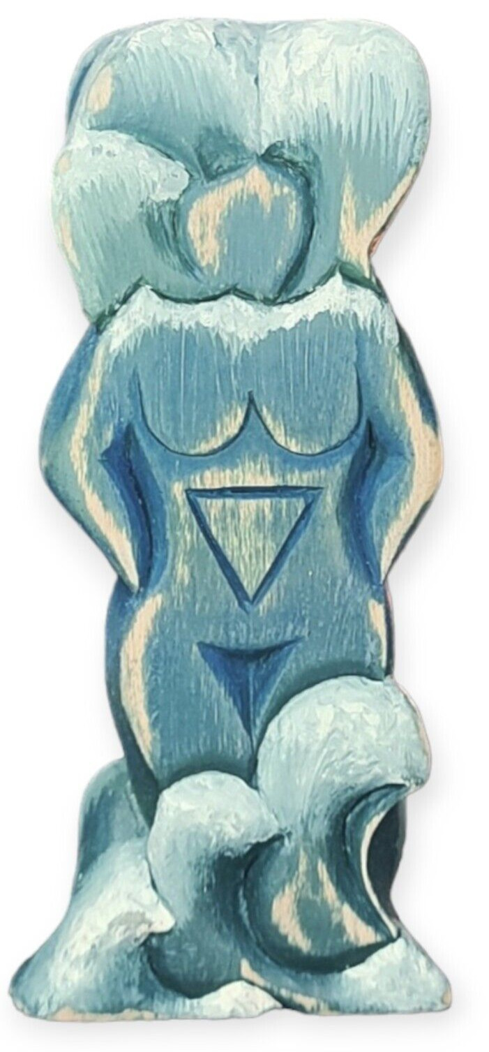 Water goddess Aqua Sea Ocean River Rain Four elements art Oshun Ran Statue Witch