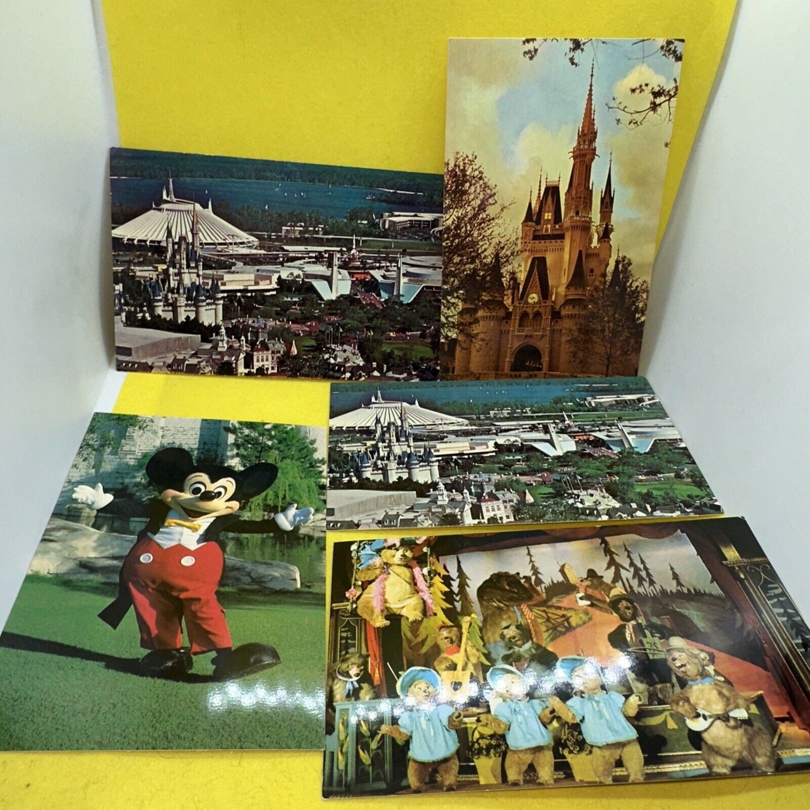 Vintage Disney Postcards Lot Of 5