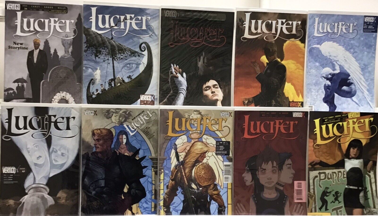 Vertigo Comics - Lucifer 1st Series - Comic Book Lot Of 10