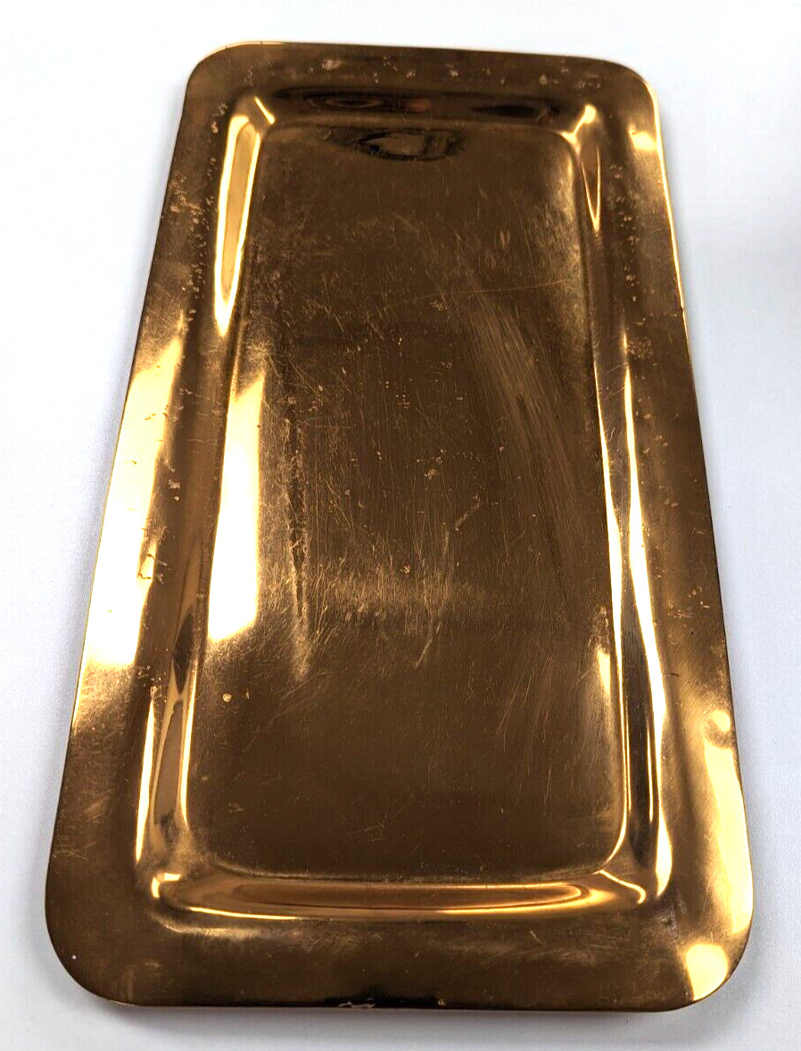 Joseph Heinrichs Pure Bronze Tray - Paris + New York - Antique Metalware Dish