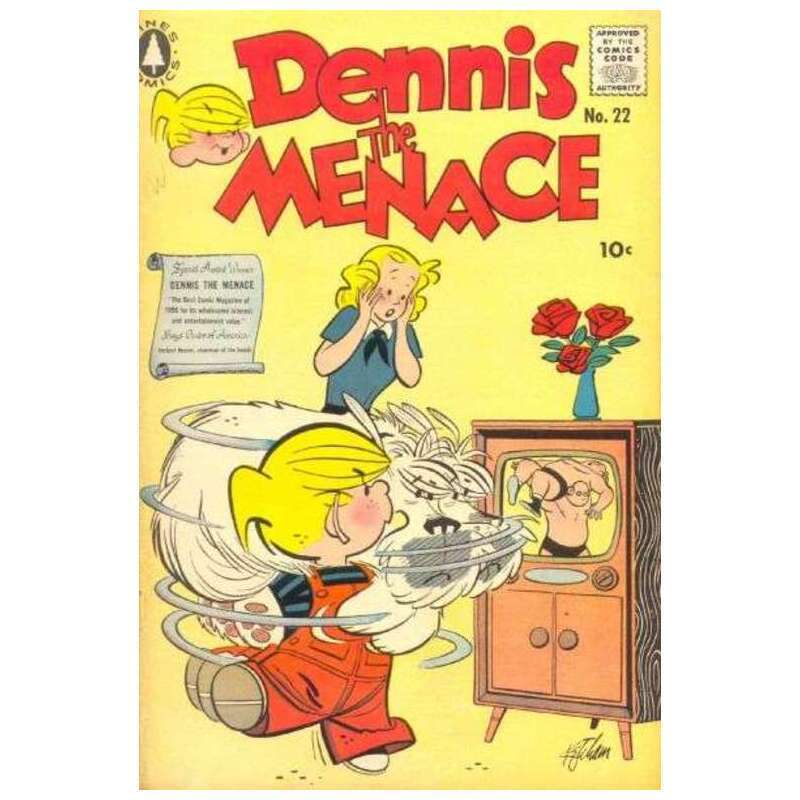Dennis the Menace (1953 series) #22 in VG minus condition. Standard comics [t/