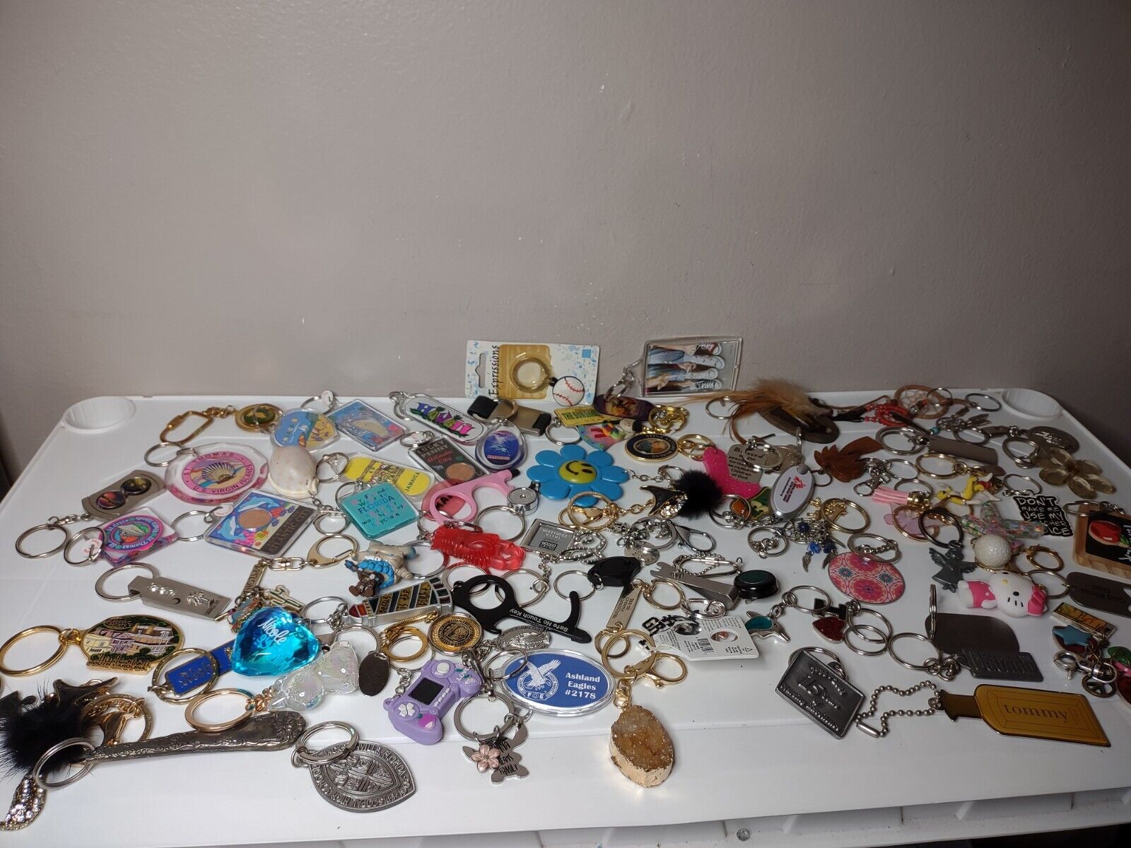 Lot Of Over 80 Keychains