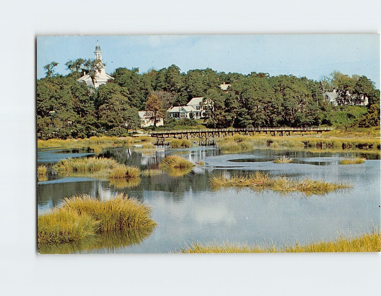Postcard Uncle Tims Bridge Cape Cod Wellfleet Massachusetts USA