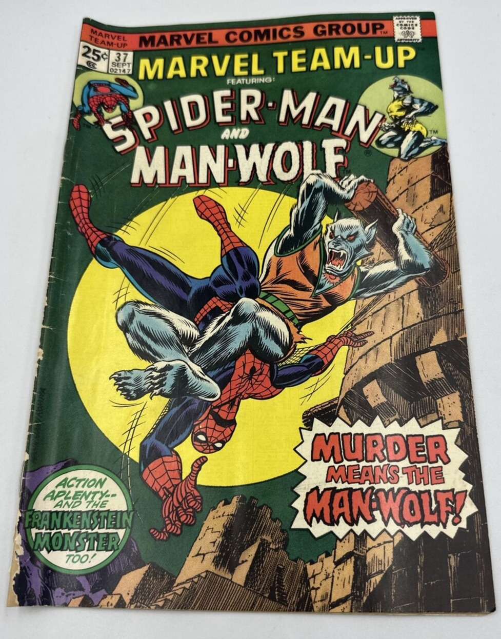 Marvel Comics Group Team-Up #37 Man-Wolf Ed Hannigan Spider-Man Vintage 1975