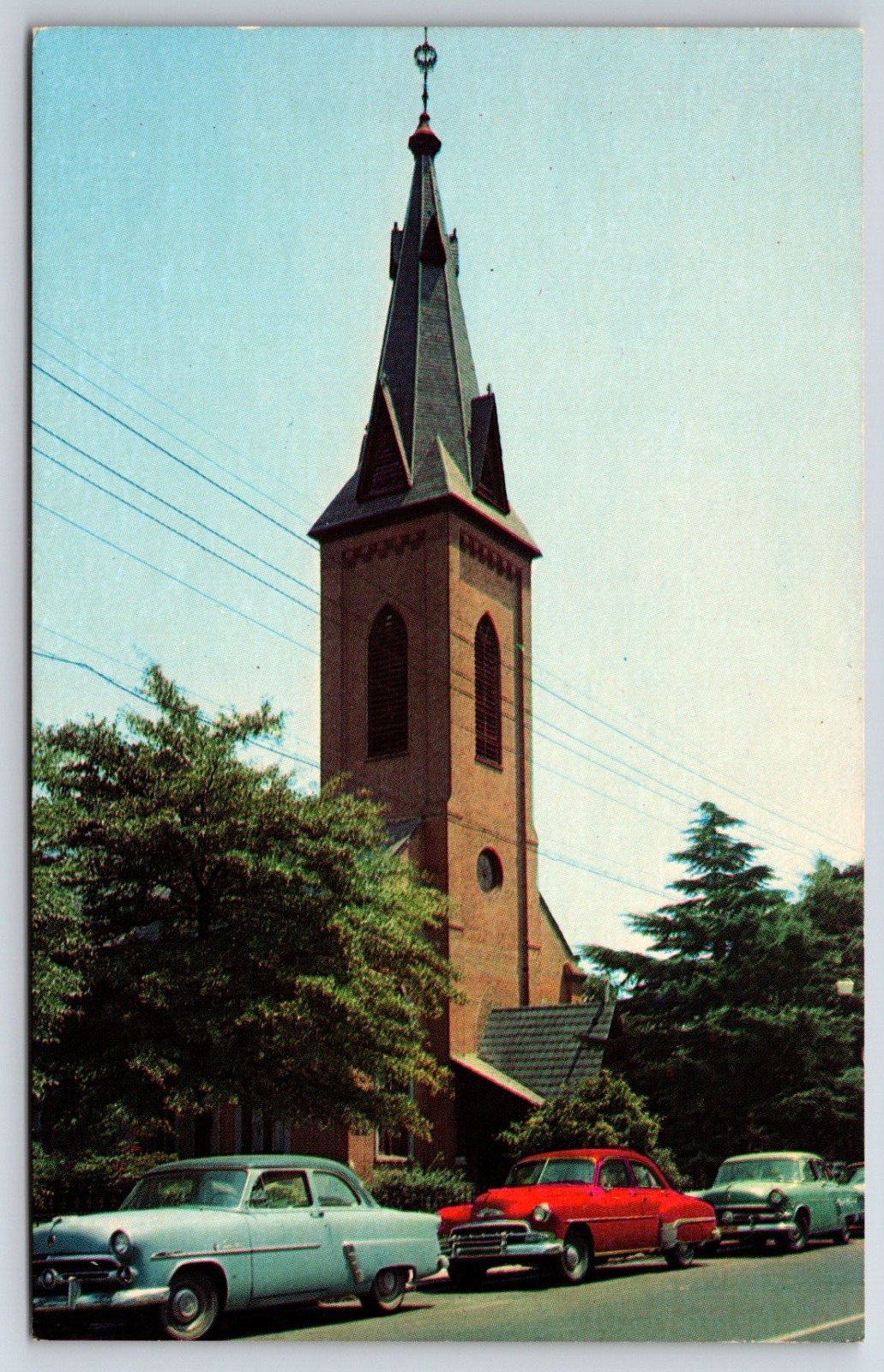 Christ Episcopal Church New Bern North Carolina NC Colourpicture Chrome Postcard