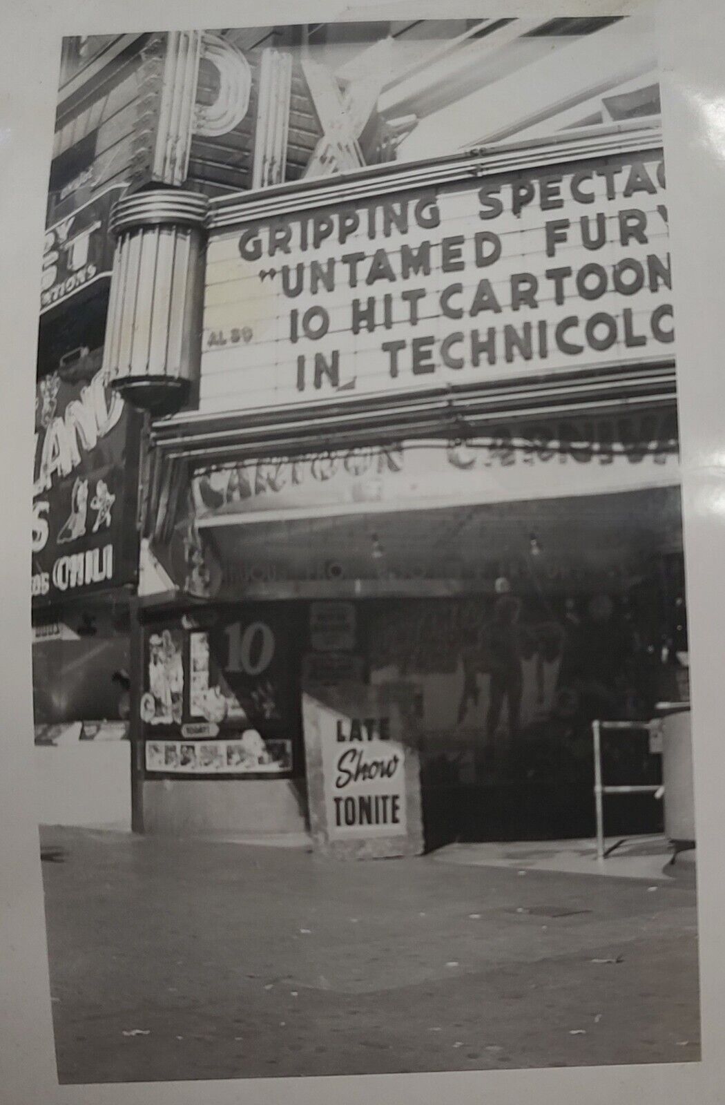 Vintage Snapshot Pix Movie Theater