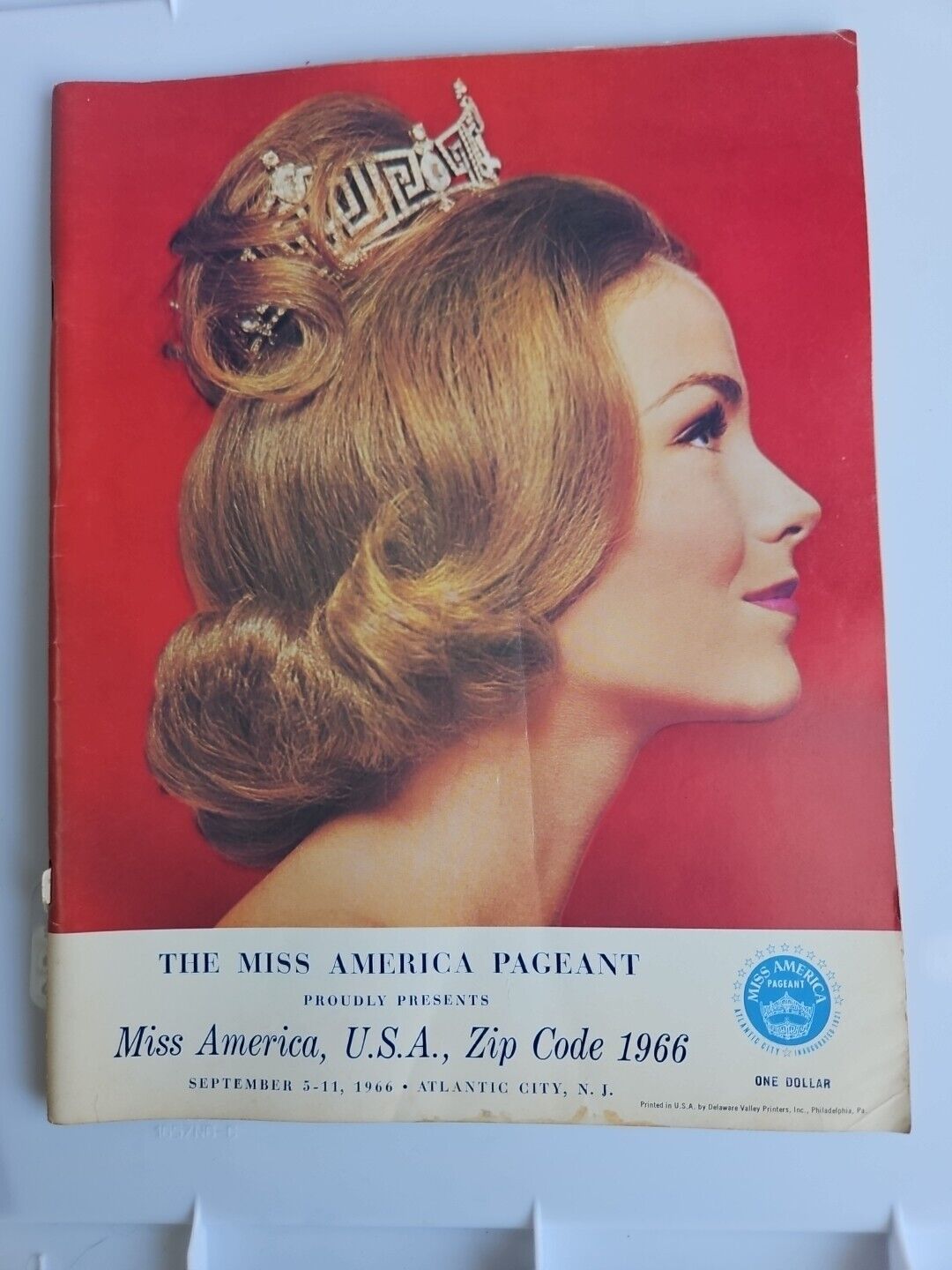 1966 Miss America Pagent Souvenir Program Atlantic City EXCELLENT Condition