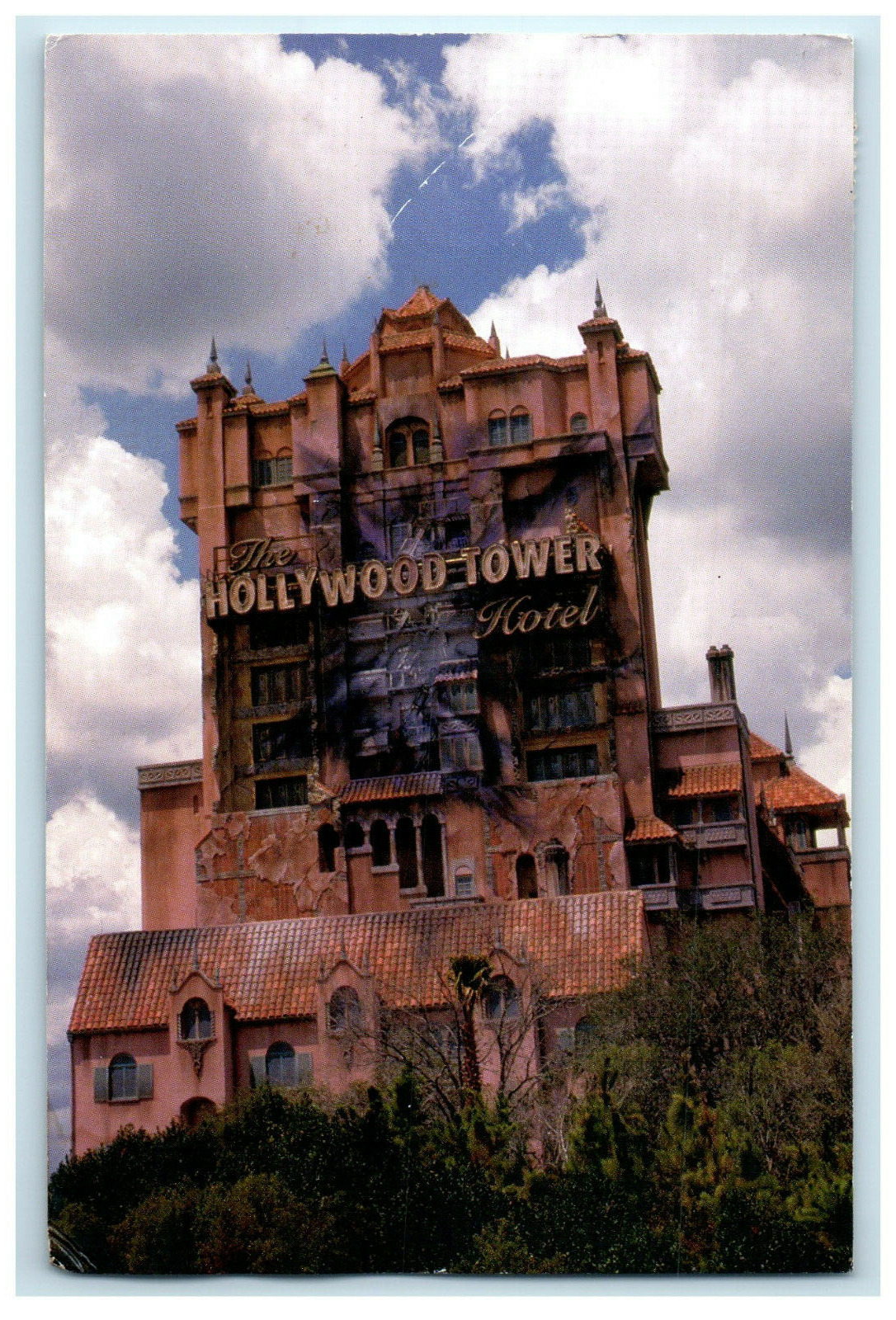 1999 Hollywood Tower Hotel Disney's MGM Studios Orlando Florida FL Postcard
