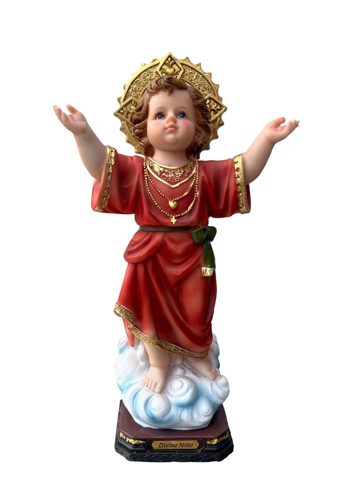 Divine Child Figurine Divino Nino Holy Child 12-Inch Religious Statue Resin 