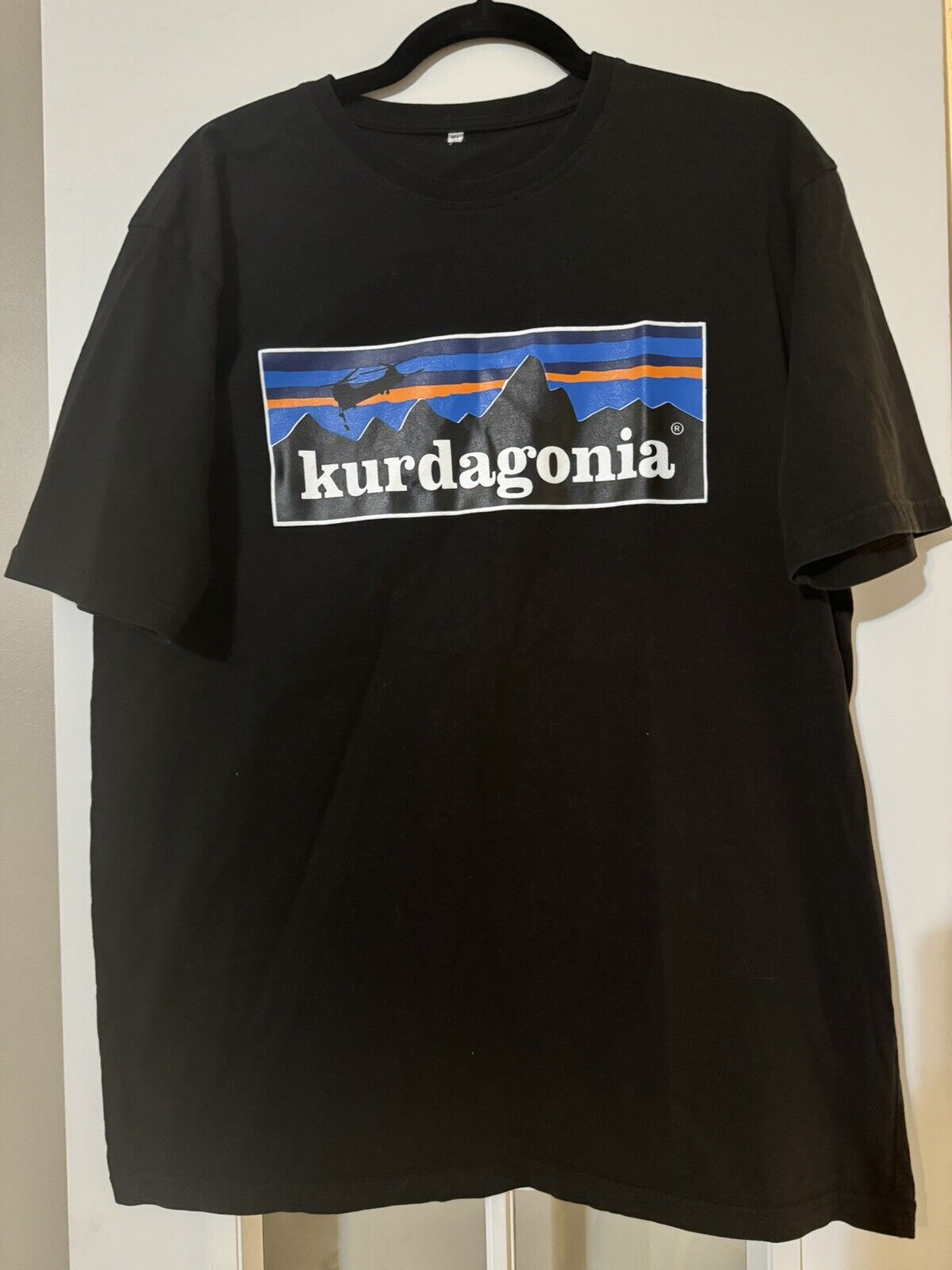 Kurdagonia Military Special Operations Iraq OIF  Black XL T-Shirt Flag Rare