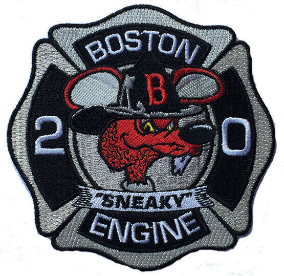 Boston Engine 20 Sneaky  Mouse NEW  Fire Patch 