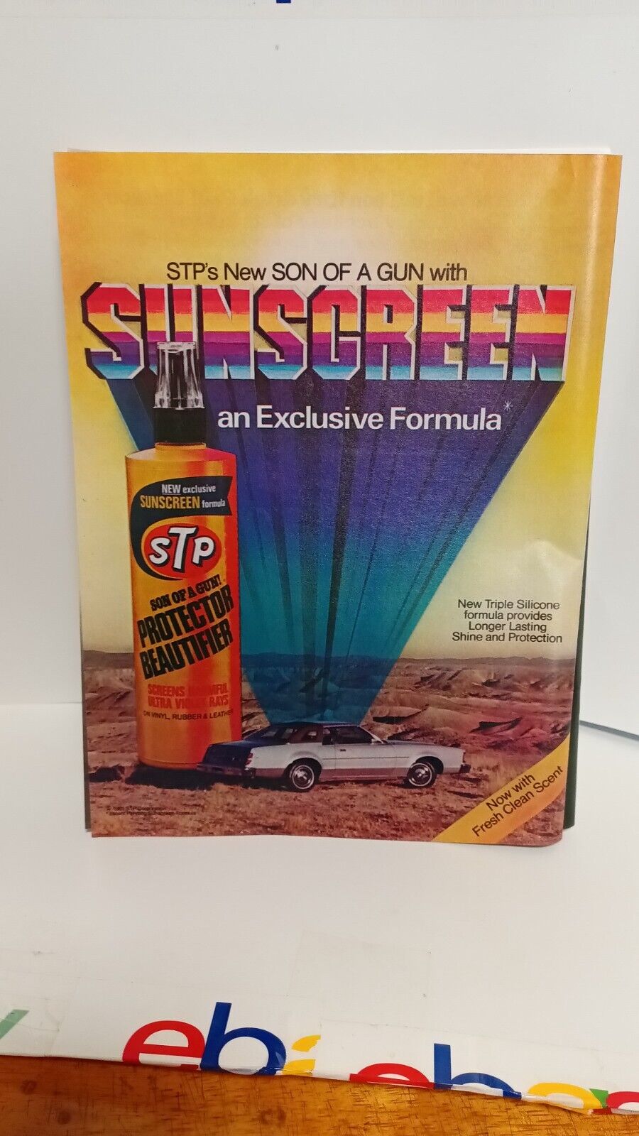 STP SUNSCREEN   1991 - PRINT AD. 11X8.5   2