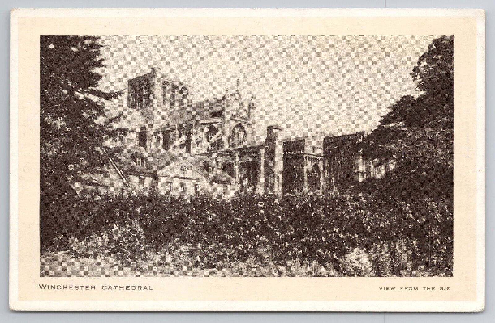 1907-15 Postcard Winchester Cathedral View From The S E UK Raphael Tuck
