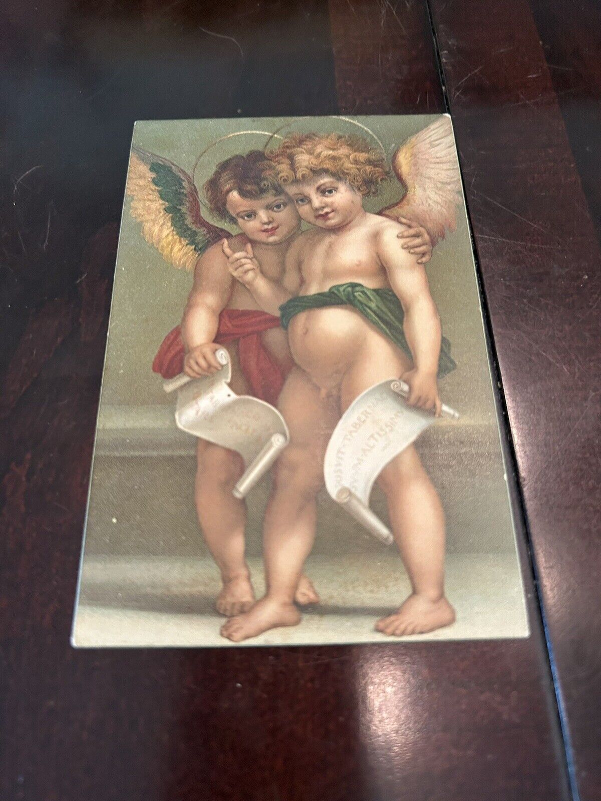 Stengel Postcard Brotherly Cherubs Angels Excellent Condition