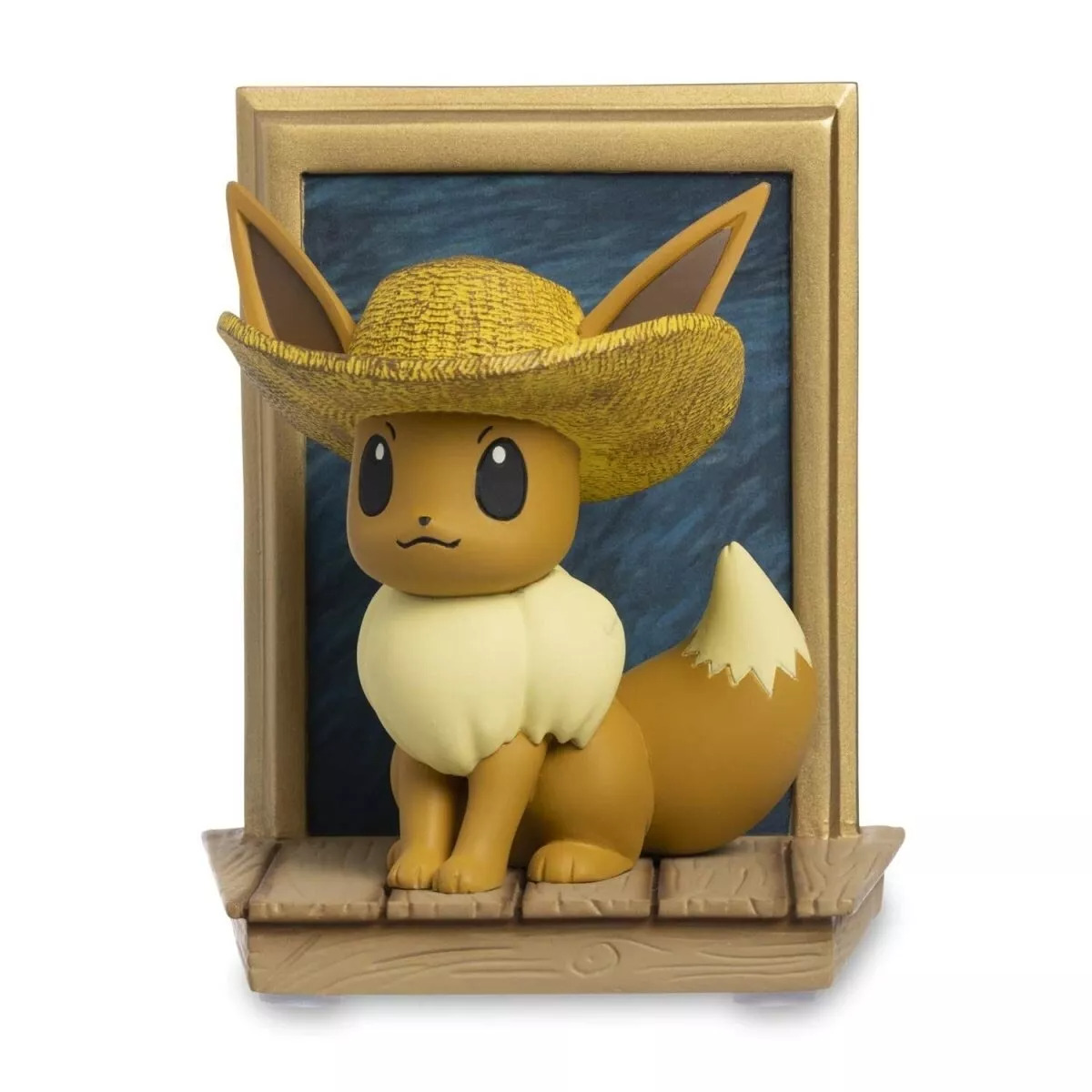 Eevee Van Gogh Museum & Pokemon Center Figure With Self-Portrait