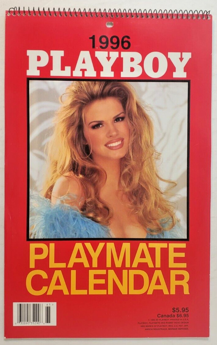 1996 Playboy Playmate Pinup Calendar ~ Same Days as 2024 - Vintage Nice