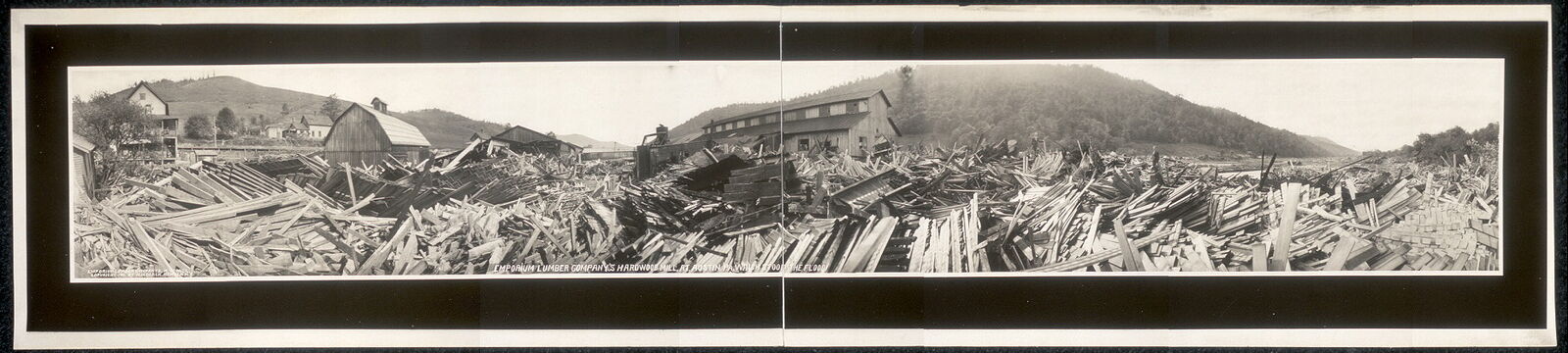 1911 Panoramic: Austin,Potter County,Pennsylvania,Emporium Lumber Company