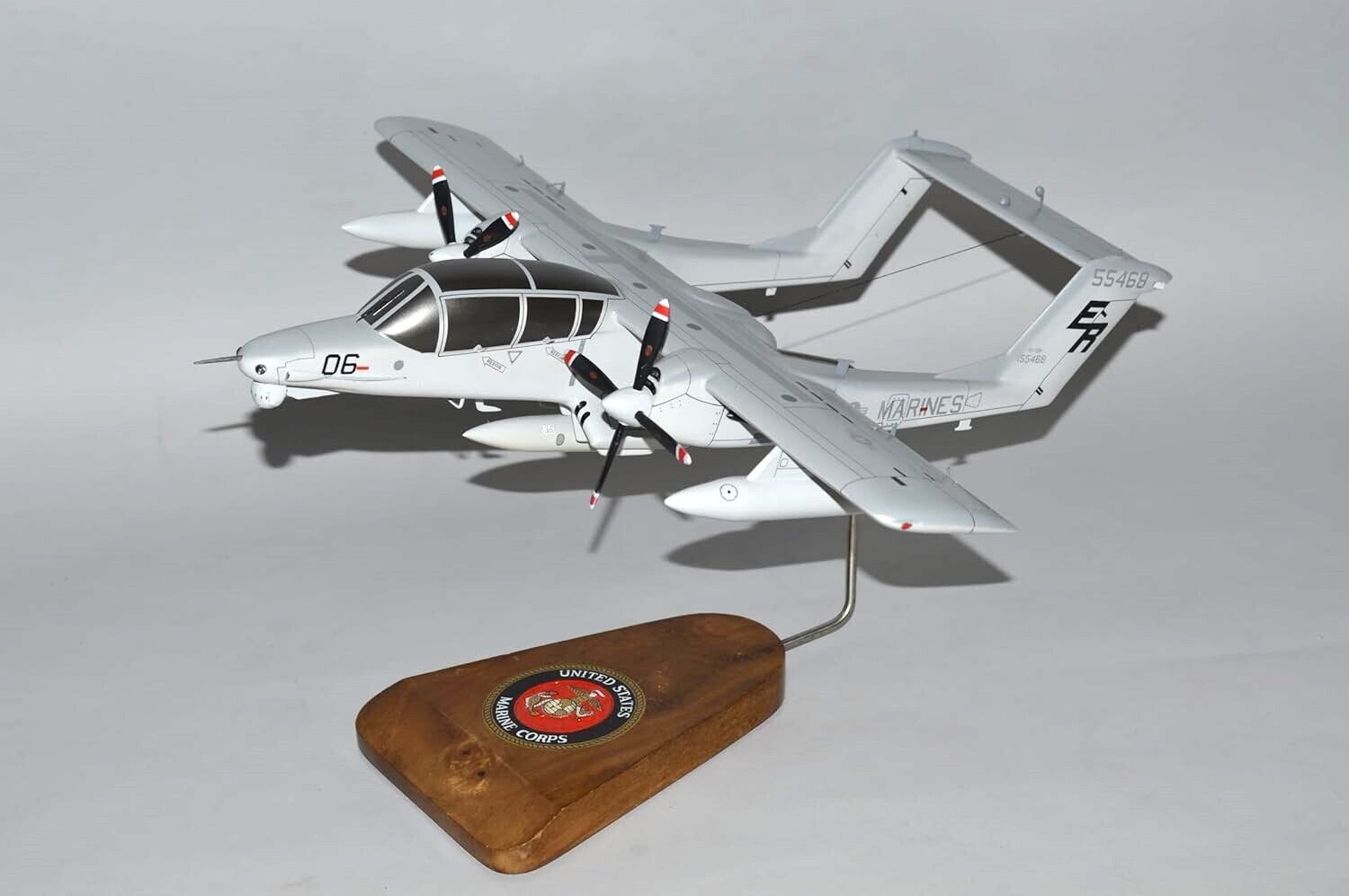 USMC North American Rockwell OV-10D Bronco Desk Display Model 1/32 SC Airplane