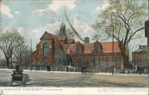 1913 Cambridge,MA Harvard University,The Gymnasium Tuck Middlesex County Vintage